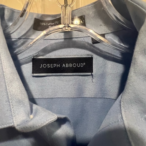 Joseph Abboud boys blue button down - Picture 2 of 6